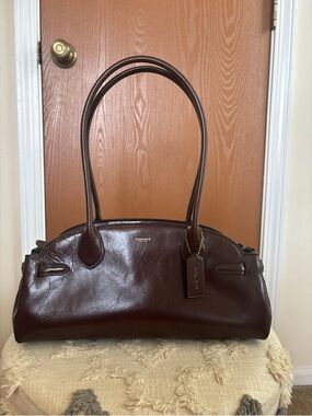 New COACH Empire Carryall Bag 34 Shoulder Bag Maple